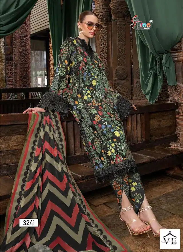 Shree Fabs M Prints Lawn Collection 23 Cotton Wholesale Pakistani Salwar Suit Catalog — Wholesale Salwar Suits, MPA wholesale from Surat - Gallery Image 3