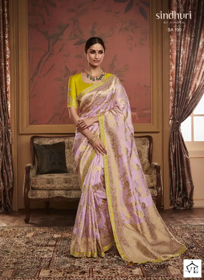 Kimora Maharani Dola Silk Wholesale Wedding Saree Catalog — Wholesale Sarees, MPA wholesale from Surat - Gallery Image 6