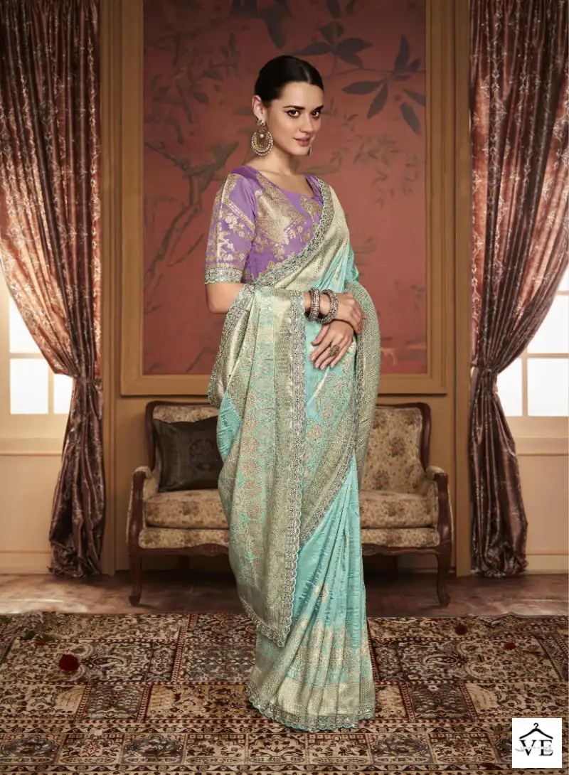 Kimora Maharani Dola Silk Wholesale Wedding Saree Catalog — Wholesale Sarees, MPA wholesale from Surat - Gallery Image 7
