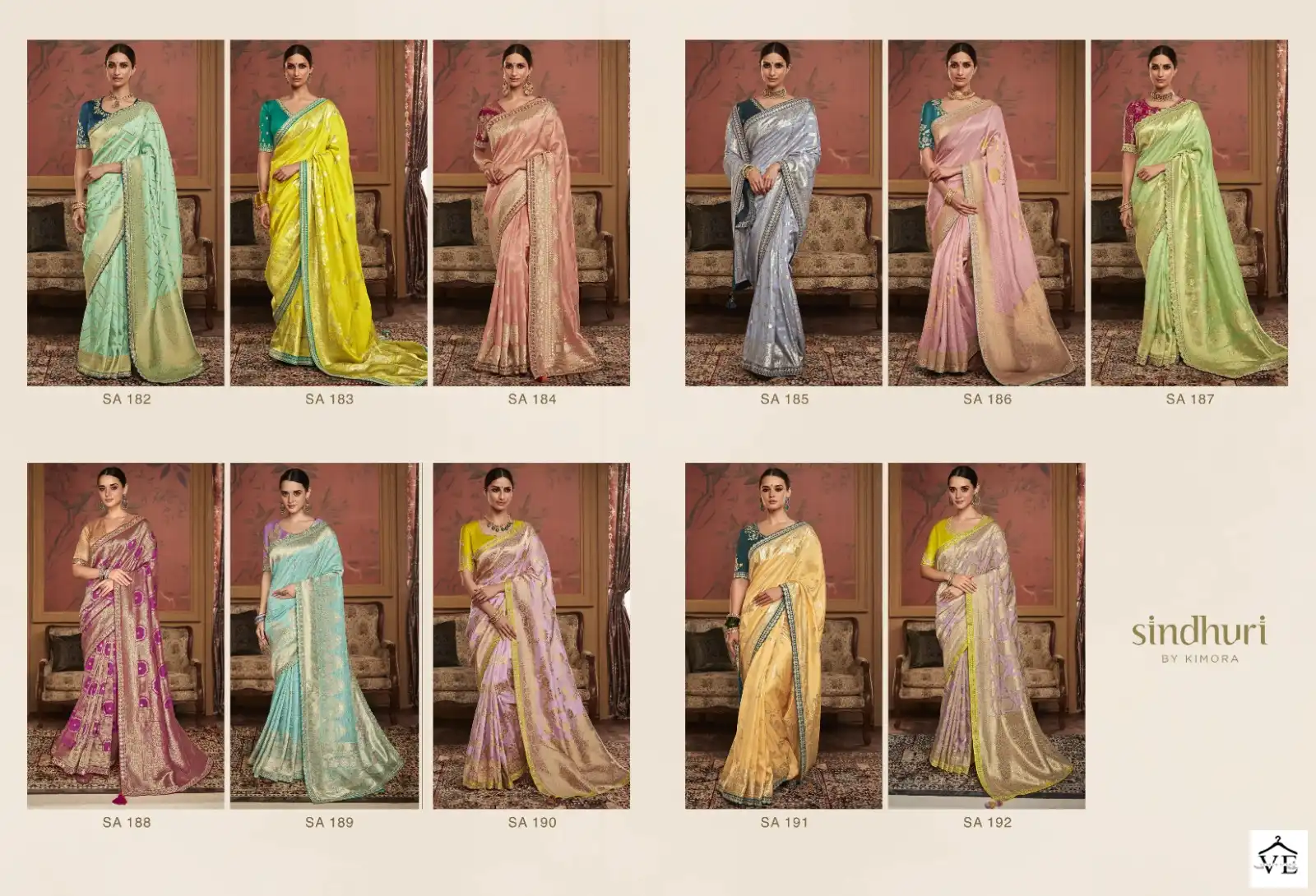 Kimora Maharani Dola Silk Wholesale Wedding Saree Catalog — Wholesale Sarees, MPA wholesale from Surat — view 14