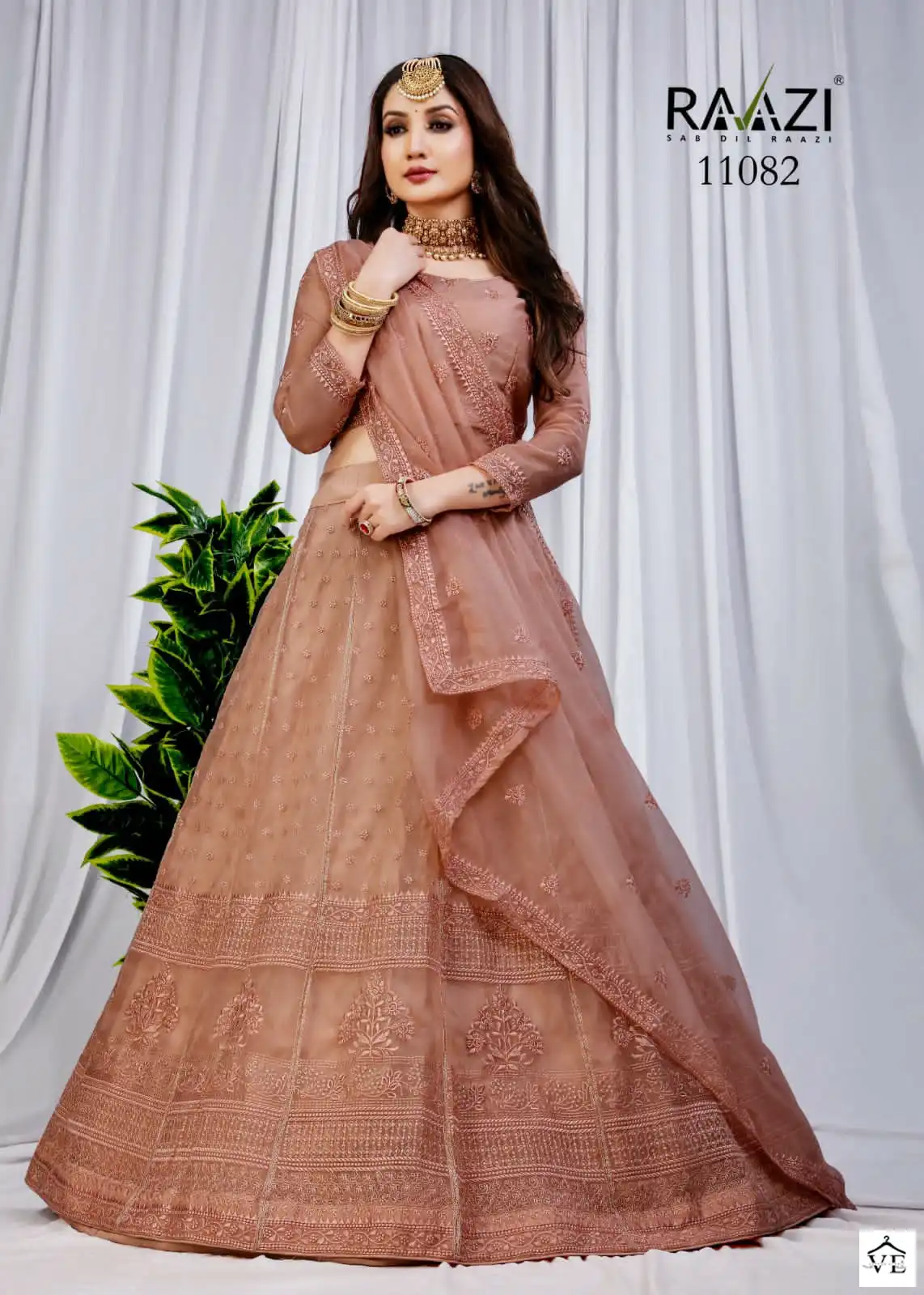 Rama Mahavesh Butterfly Net Wholesale Lehenga Catalog — Wholesale Lehenga, MPA wholesale from Surat - Gallery Image 3