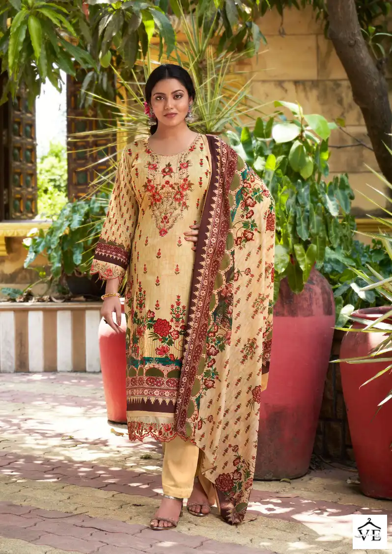 Levisha Mahefuz Vol 5 Cemric Cotton Wholesale Pakistani Salwar Suit Catalog — Wholesale Salwar Suits, Levisha wholesale from Surat - Gallery Image 3