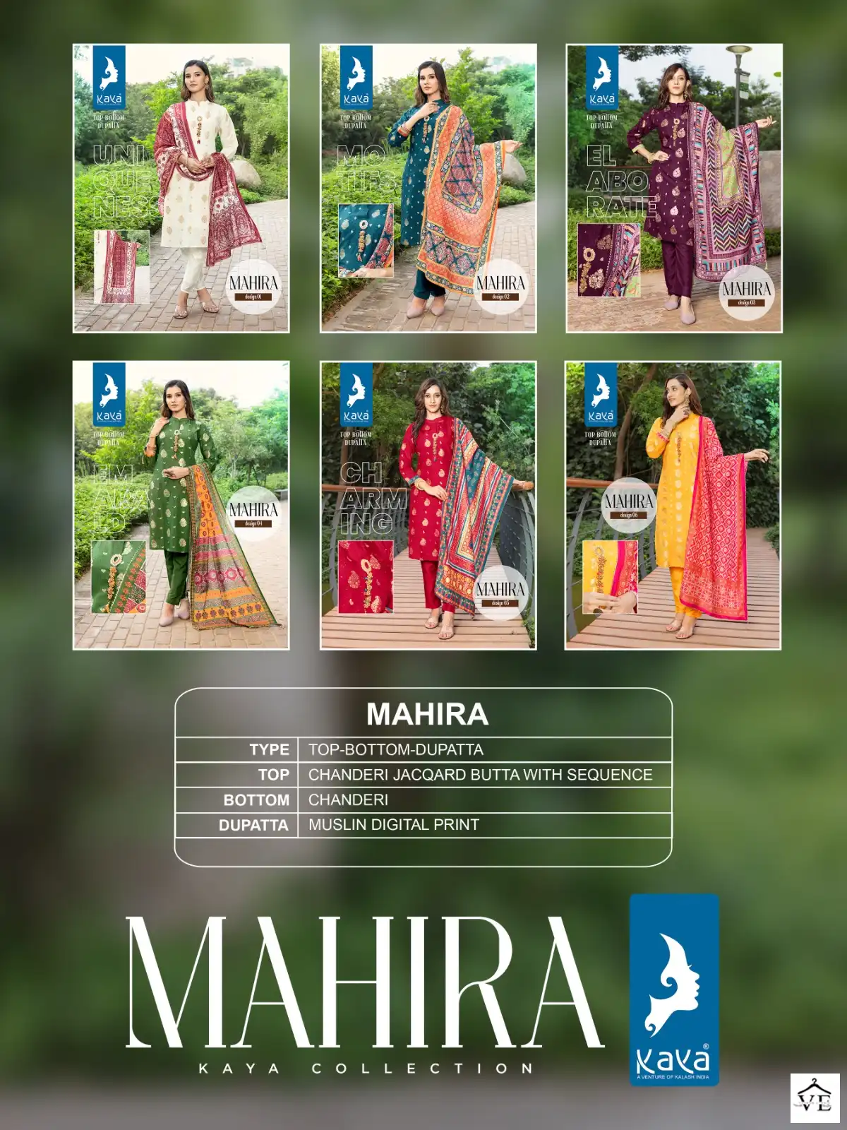 Kaya Mahira Chanderi Jacquard Wholesale Readymade Suits Catalog — Wholesale Salwar Suits, MPA wholesale from Surat — view 7