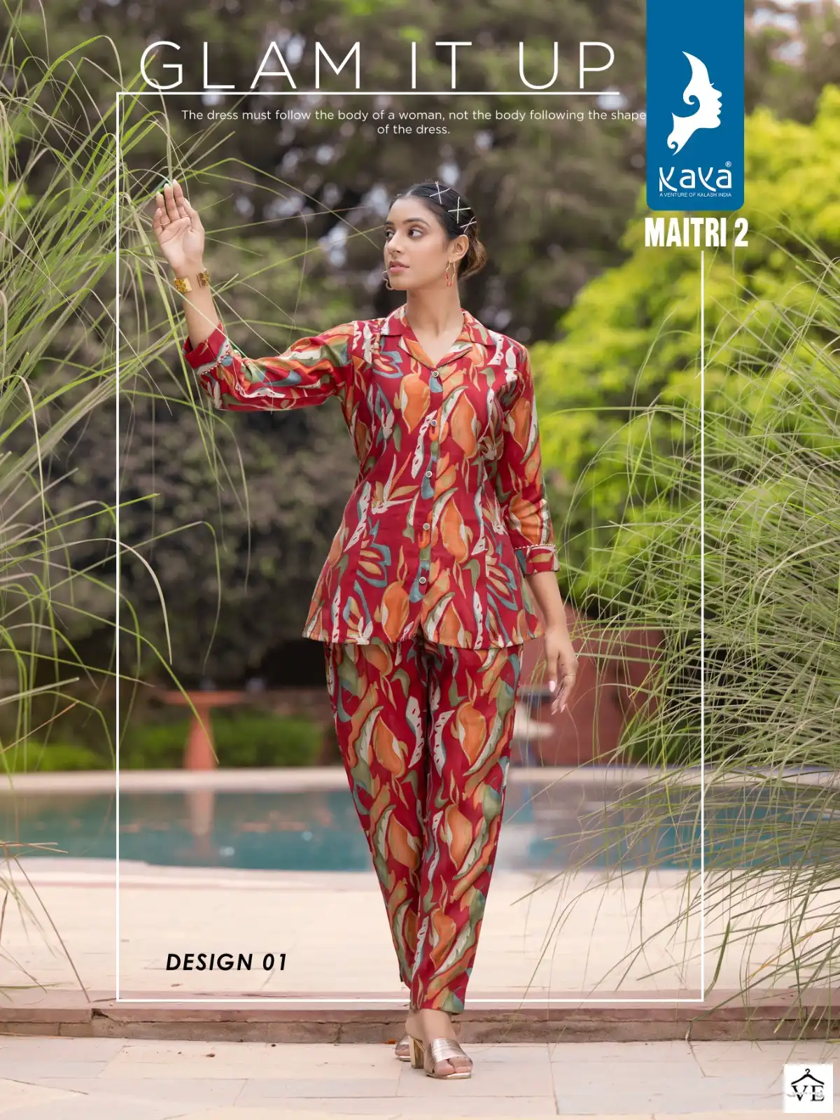Kaya Maitri Vol 2 Chanderi Wholesale Co-Ord Set Kurti With Pant Catalog — Wholesale Kurtis, MPA wholesale from Surat - Gallery Image 2