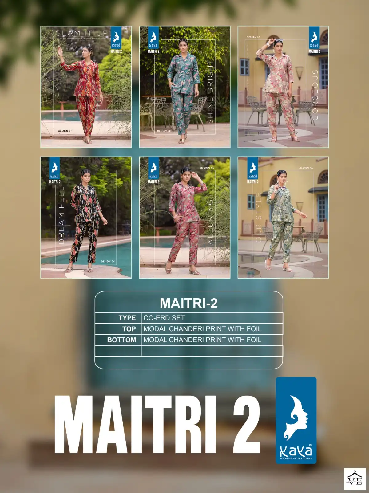 Kaya Maitri Vol 2 Chanderi Wholesale Co-Ord Set Kurti With Pant Catalog — Wholesale Kurtis, MPA wholesale from Surat — view 7