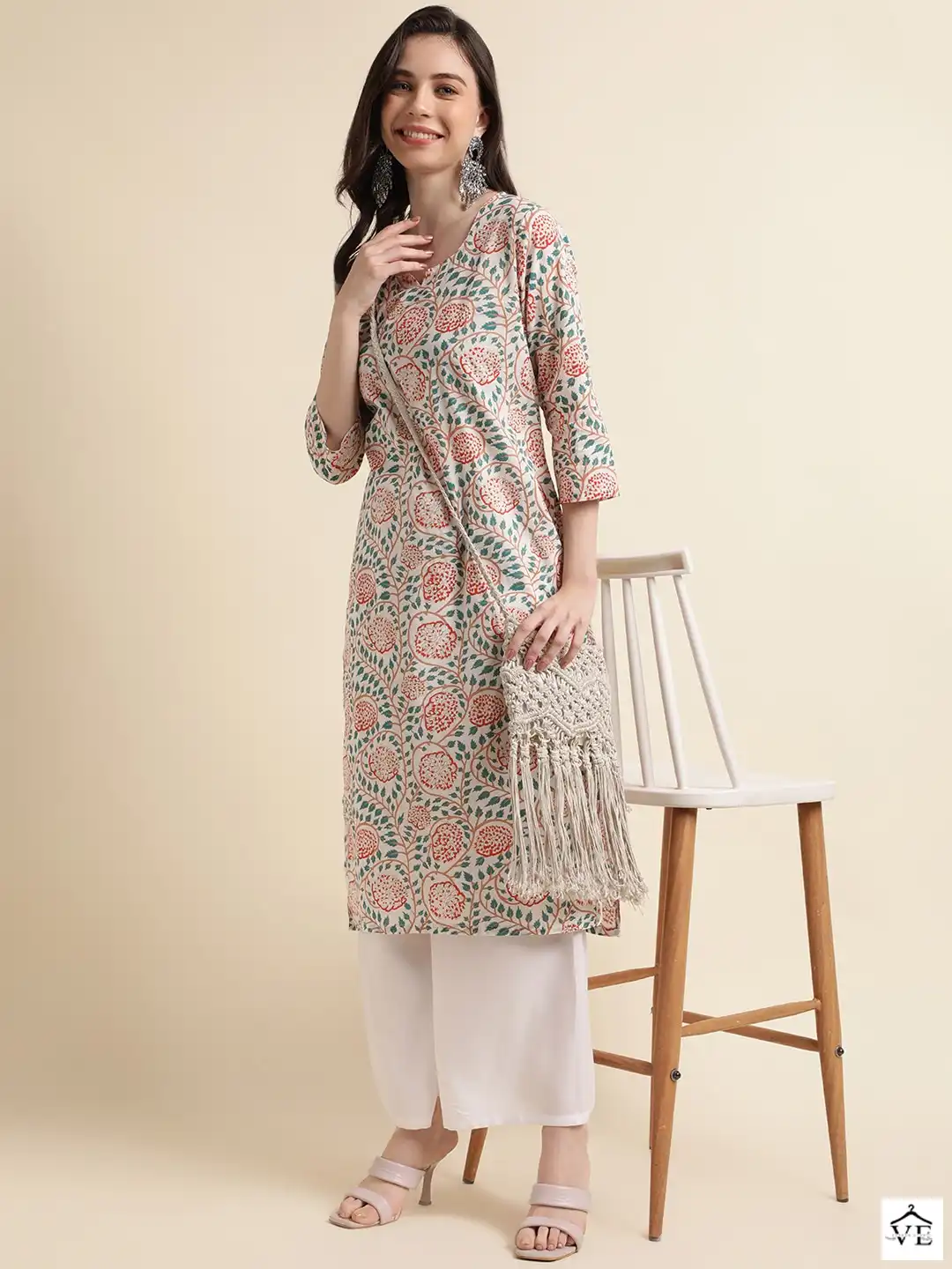 Mahotsav Mamta Pure Cotton Wholesale Festive Wear Kurti — Wholesale Kurtis, MPA wholesale from Surat - Gallery Image 4
