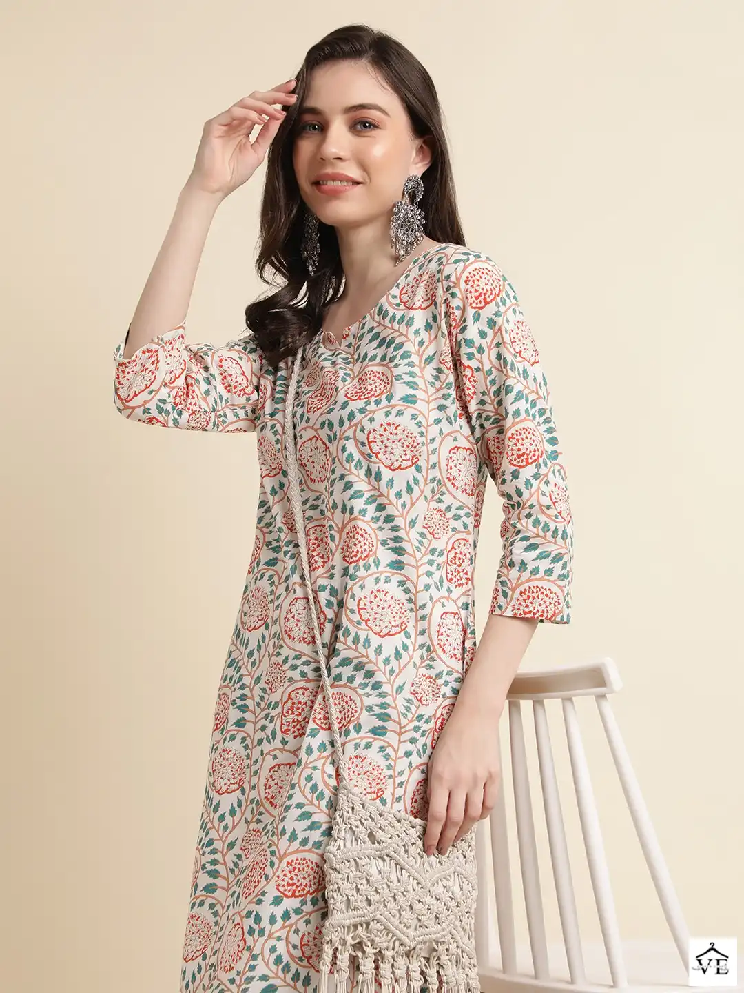 Mahotsav Mamta Pure Cotton Wholesale Festive Wear Kurti — Wholesale Kurtis, MPA wholesale from Surat — view 7