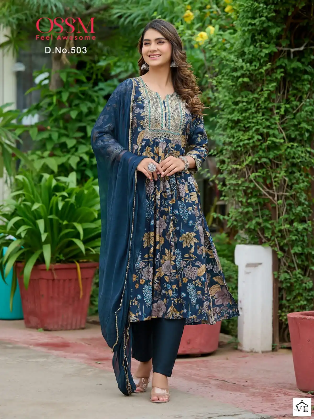 Ossm Mannat Vol 5 Premium Chanderi Modal Wholesale Readymade Suits Catalog — Wholesale Salwar Suits, MPA wholesale from Surat - Gallery Image 3