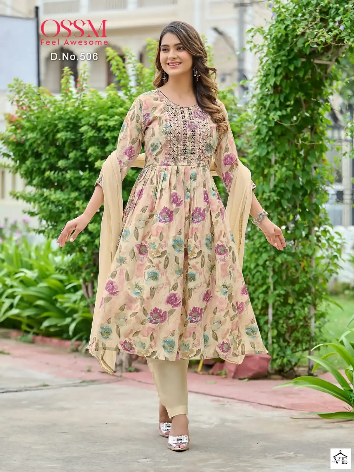 Ossm Mannat Vol 5 Premium Chanderi Modal Wholesale Readymade Suits Catalog — Wholesale Salwar Suits, MPA wholesale from Surat - Gallery Image 2