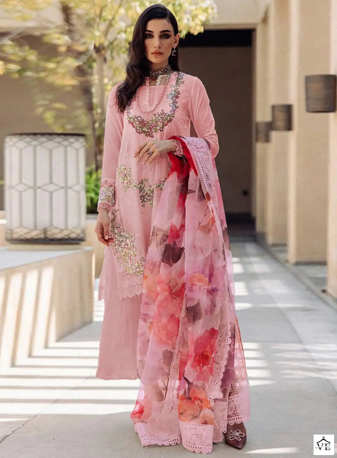 Dinsaa Maria B Vol-2 Colour's Pure Cotton Wholesale Pakistani Suit Catalog — Wholesale Salwar Suits, MPA wholesale from Surat - Gallery Image 4