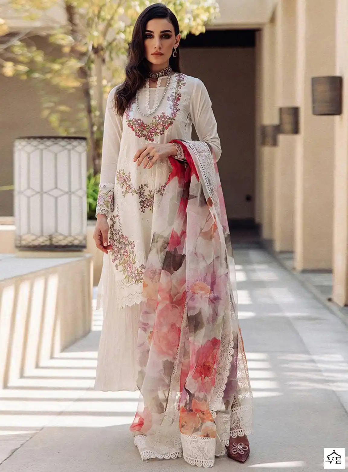 Dinsaa Maria B Vol-2 Colour's Pure Cotton Wholesale Pakistani Suit Catalog — Wholesale Salwar Suits, MPA wholesale from Surat - Gallery Image 2