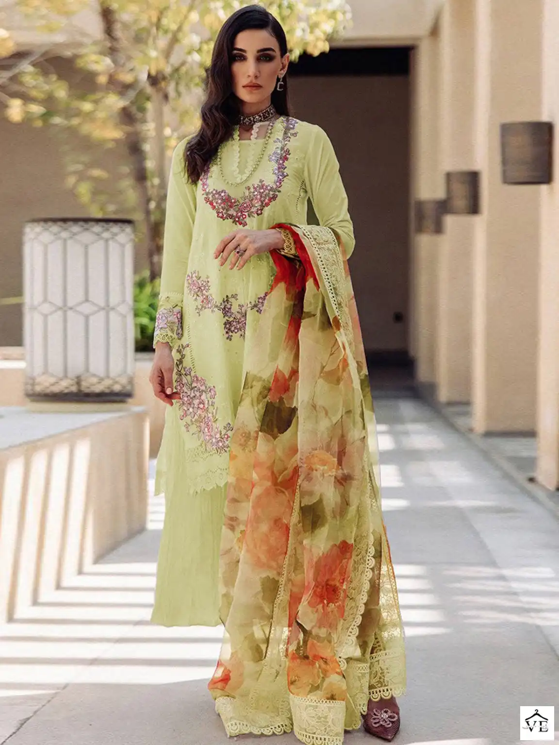 Dinsaa Maria B Vol-2 Colour's Pure Cotton Wholesale Pakistani Suit Catalog — Wholesale Salwar Suits, MPA wholesale from Surat - Gallery Image 3