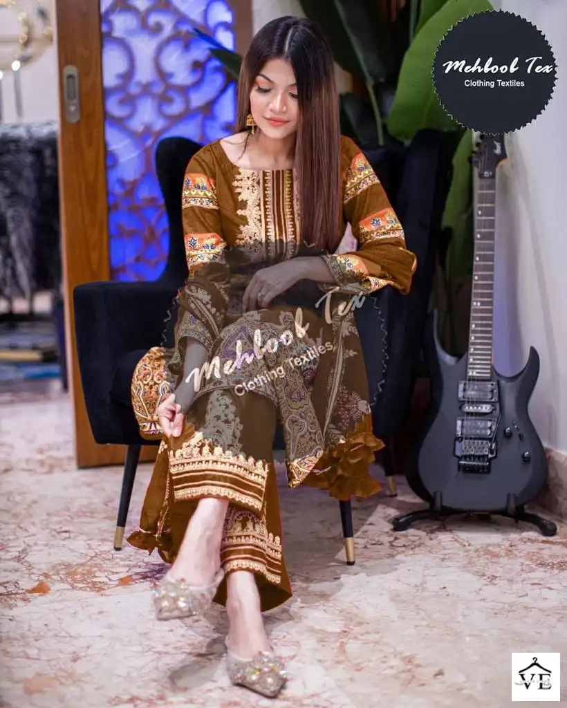 Mehboob Tex Maria B Lawn Collection 2023 Vol-01 Pure Cotton Wholesale Pakistani Suit Catalog — Wholesale Salwar Suits, MPA wholesale from Surat - Gallery Image 10