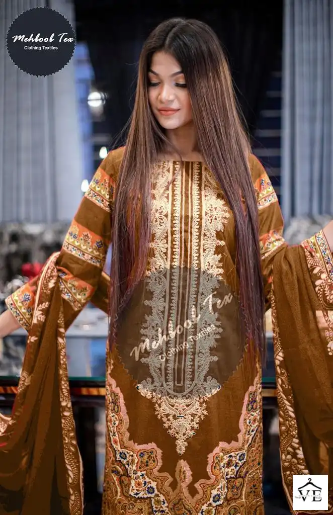 Mehboob Tex Maria B Lawn Collection 2023 Vol-01 Pure Cotton Wholesale Pakistani Suit Catalog — Wholesale Salwar Suits, MPA wholesale from Surat - Gallery Image 11