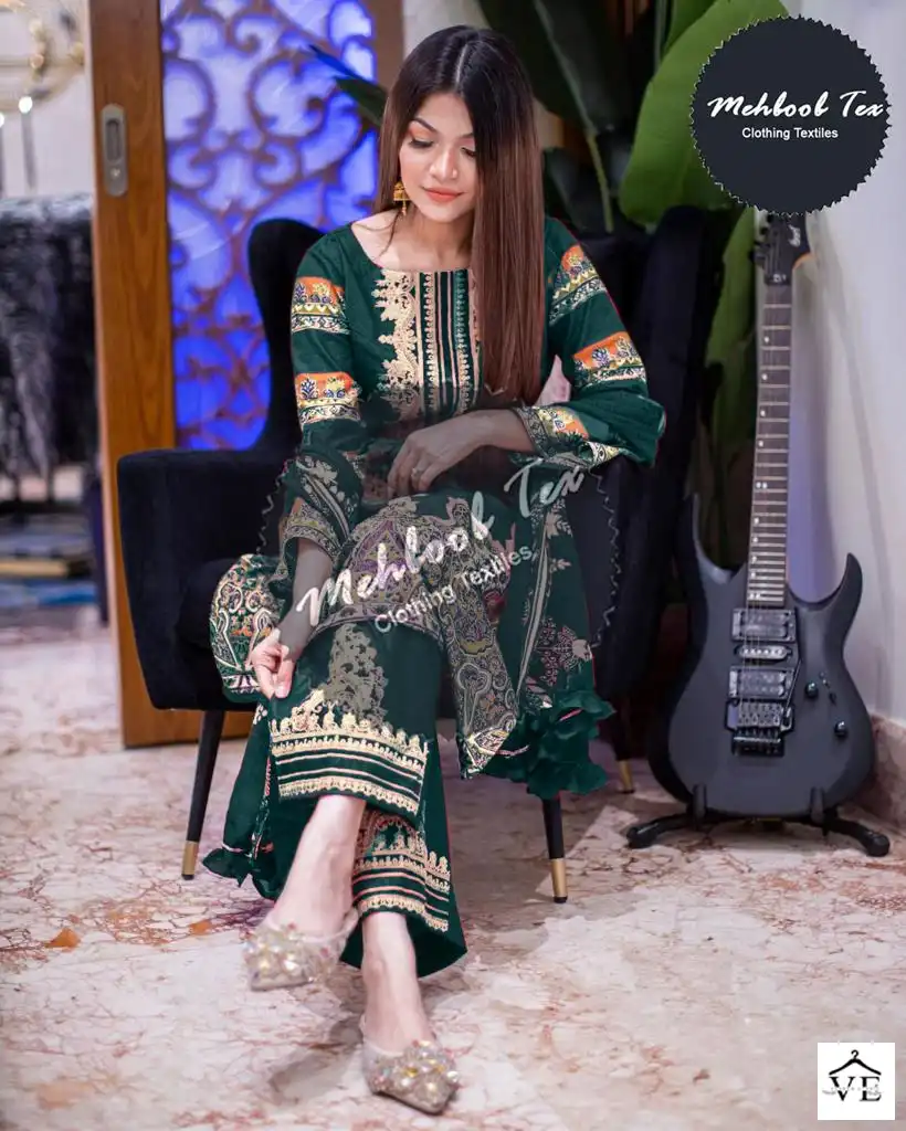 Mehboob Tex Maria B Lawn Collection 2023 Vol-01 Pure Cotton Wholesale Pakistani Suit Catalog — Wholesale Salwar Suits, MPA wholesale from Surat - Gallery Image 14