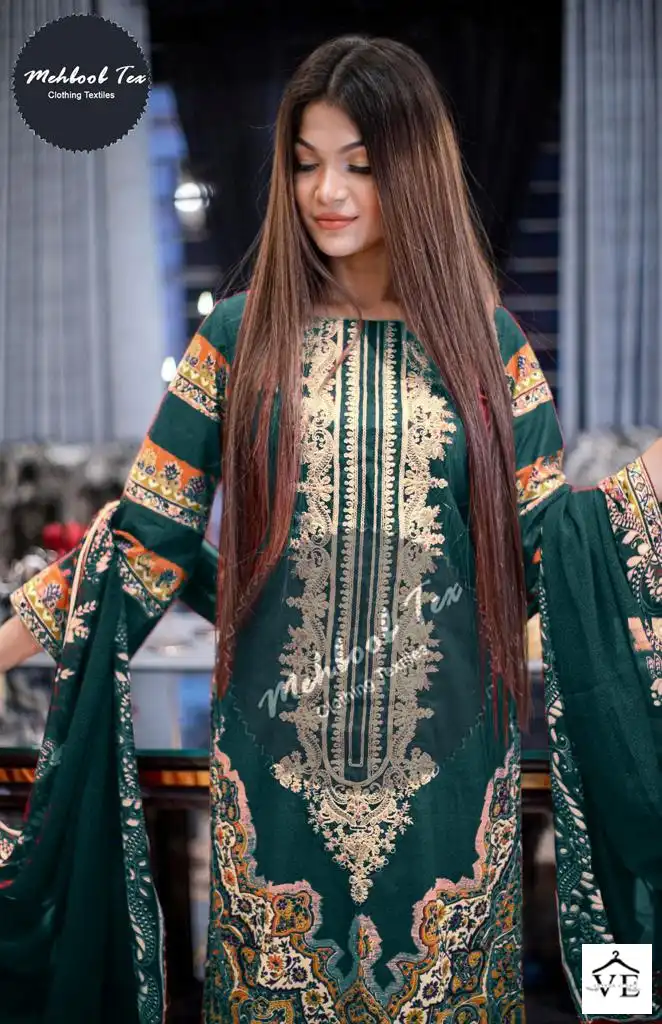 Mehboob Tex Maria B Lawn Collection 2023 Vol-01 Pure Cotton Wholesale Pakistani Suit Catalog — Wholesale Salwar Suits, MPA wholesale from Surat - Gallery Image 15