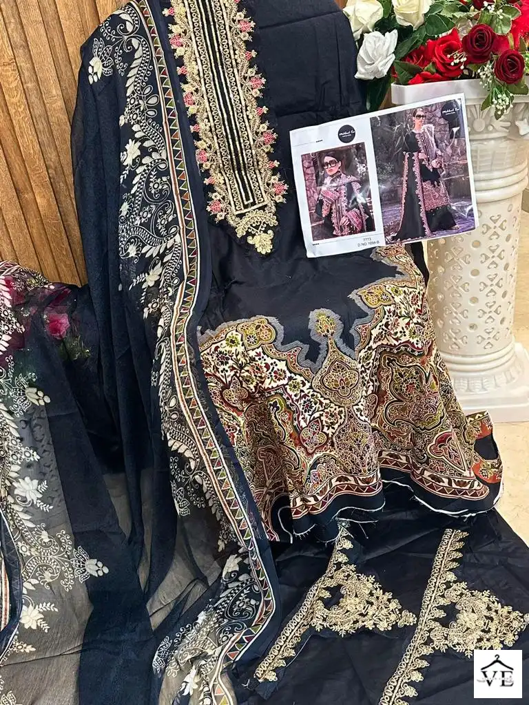 Mehboob Tex Maria B Lawn Collection 2023 Vol-01 Pure Cotton Wholesale Pakistani Suit Catalog — Wholesale Salwar Suits, MPA wholesale from Surat - Gallery Image 16