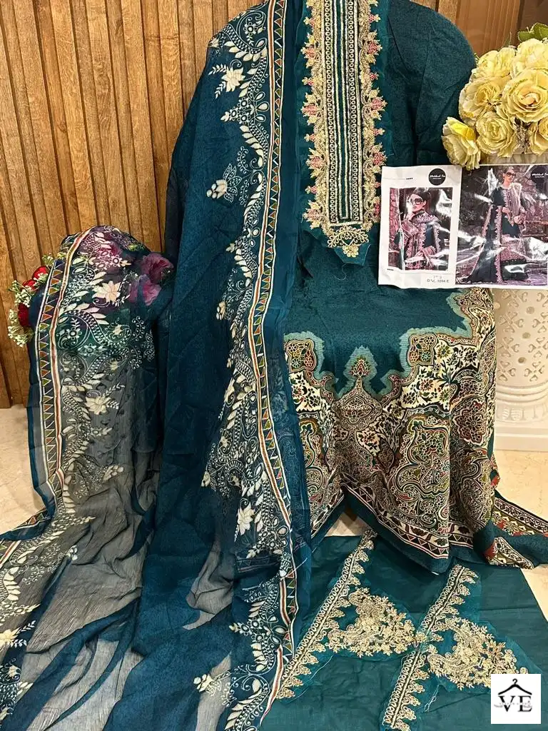 Mehboob Tex Maria B Lawn Collection 2023 Vol-01 Pure Cotton Wholesale Pakistani Suit Catalog — Wholesale Salwar Suits, MPA wholesale from Surat - Gallery Image 20