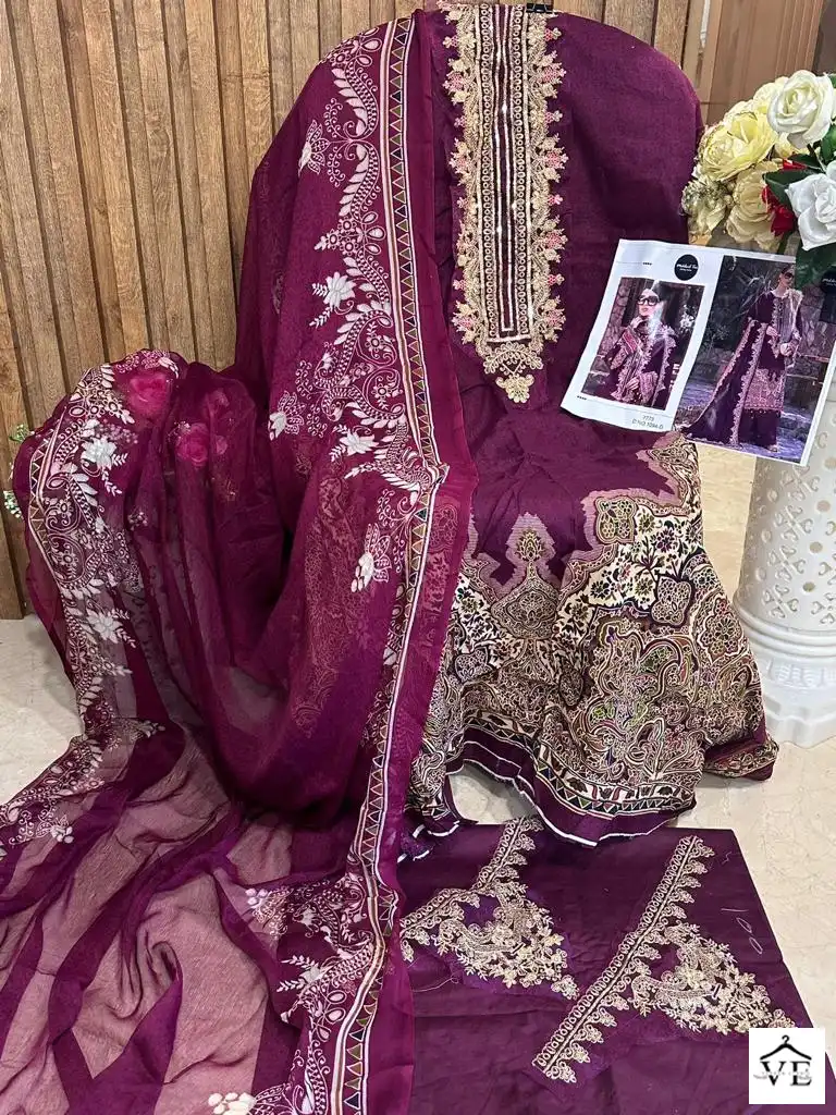 Mehboob Tex Maria B Lawn Collection 2023 Vol-01 Pure Cotton Wholesale Pakistani Suit Catalog — Wholesale Salwar Suits, MPA wholesale from Surat - Gallery Image 21