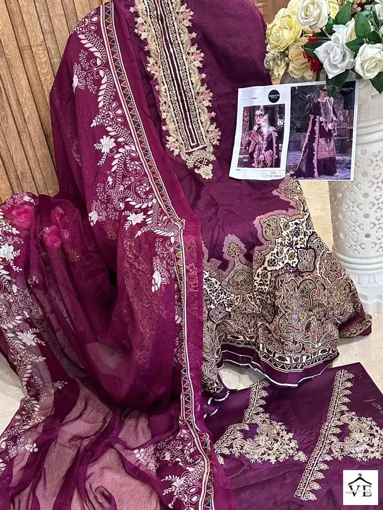 Mehboob Tex Maria B Lawn Collection 2023 Vol-01 Pure Cotton Wholesale Pakistani Suit Catalog — Wholesale Salwar Suits, MPA wholesale from Surat - Gallery Image 23