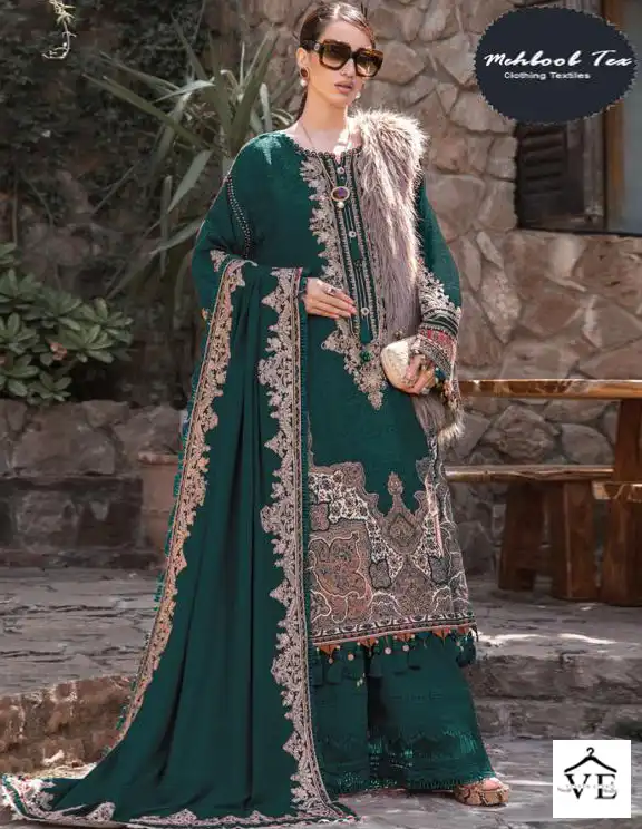 Mehboob Tex Maria B Lawn Collection 2023 Vol-01 Pure Cotton Wholesale Pakistani Suit Catalog — Wholesale Salwar Suits, MPA wholesale from Surat - Gallery Image 4
