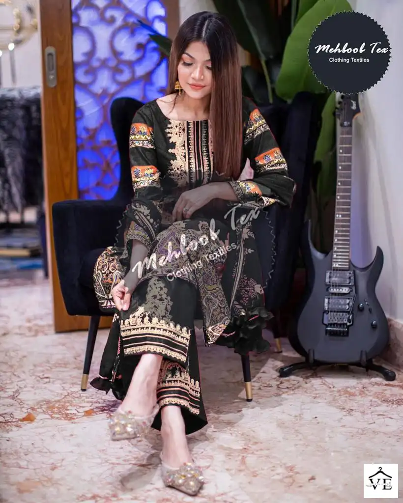 Mehboob Tex Maria B Lawn Collection 2023 Vol-01 Pure Cotton Wholesale Pakistani Suit Catalog — Wholesale Salwar Suits, MPA wholesale from Surat — view 24