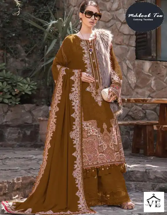 Mehboob Tex Maria B Lawn Collection 2023 Vol-01 Pure Cotton Wholesale Pakistani Suit Catalog — Wholesale Salwar Suits, MPA wholesale from Surat - Gallery Image 2