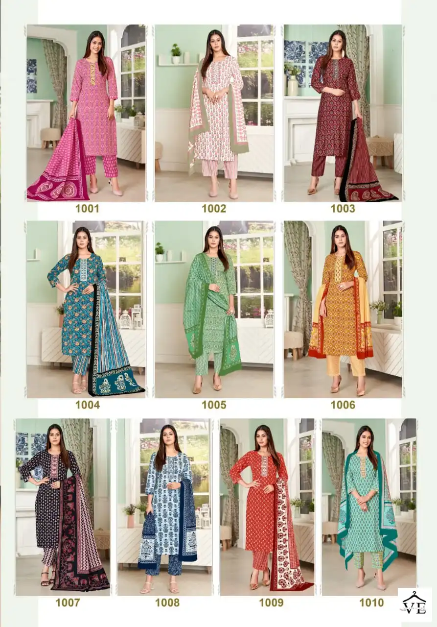 Mayur Creation Elegant Vol 1 Cotton Wholesale Readymade Salwar Suit Catalog — Wholesale Salwar Suits, Mayur Dress wholesale from Surat — view 11