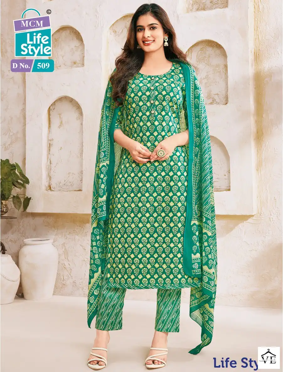 Mcm Lifestyle Plus Size Special Pure Cotton Wholesale Readymade Salwar Suit Catalog — Wholesale Salwar Suits, Mcm wholesale from Surat — view 1