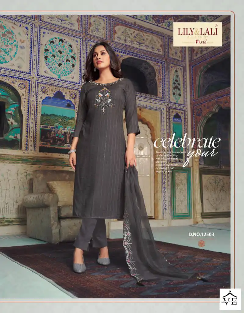 Lily &amp; Lali Metro Fusion Fancy Viscose Wholesale Readymade Suits Catalog — Wholesale Salwar Suits, Lily &amp; Lali wholesale from Surat — view 2