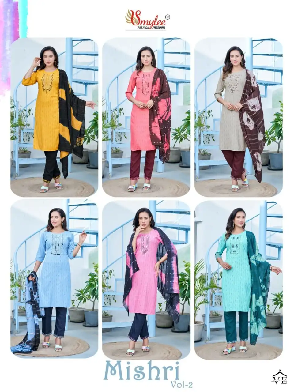 Rung Mishri Vol 2 Bombay Wiving Valvet Rayon Wholesale Readymade Salwar Suit Catalog — Wholesale Salwar Suits, MPA wholesale from Surat — view 7