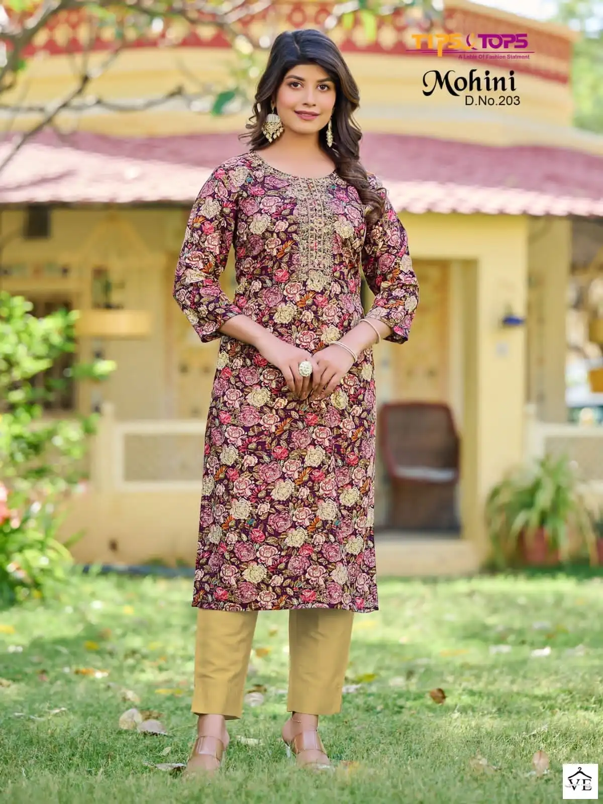 Tips & Tops Mohini Vol 2 Heavy Rayon 16Kg Wholesale Kurti Catalog — Wholesale Kurtis, MPA wholesale from Surat - Gallery Image 4