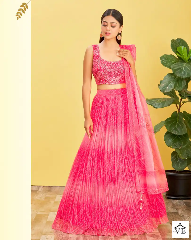 Zeel Mandakini Vol-2 Organza, Chinon Wholesale Lehenga Catalog — Wholesale Lehenga, MPA wholesale from Surat - Gallery Image 6