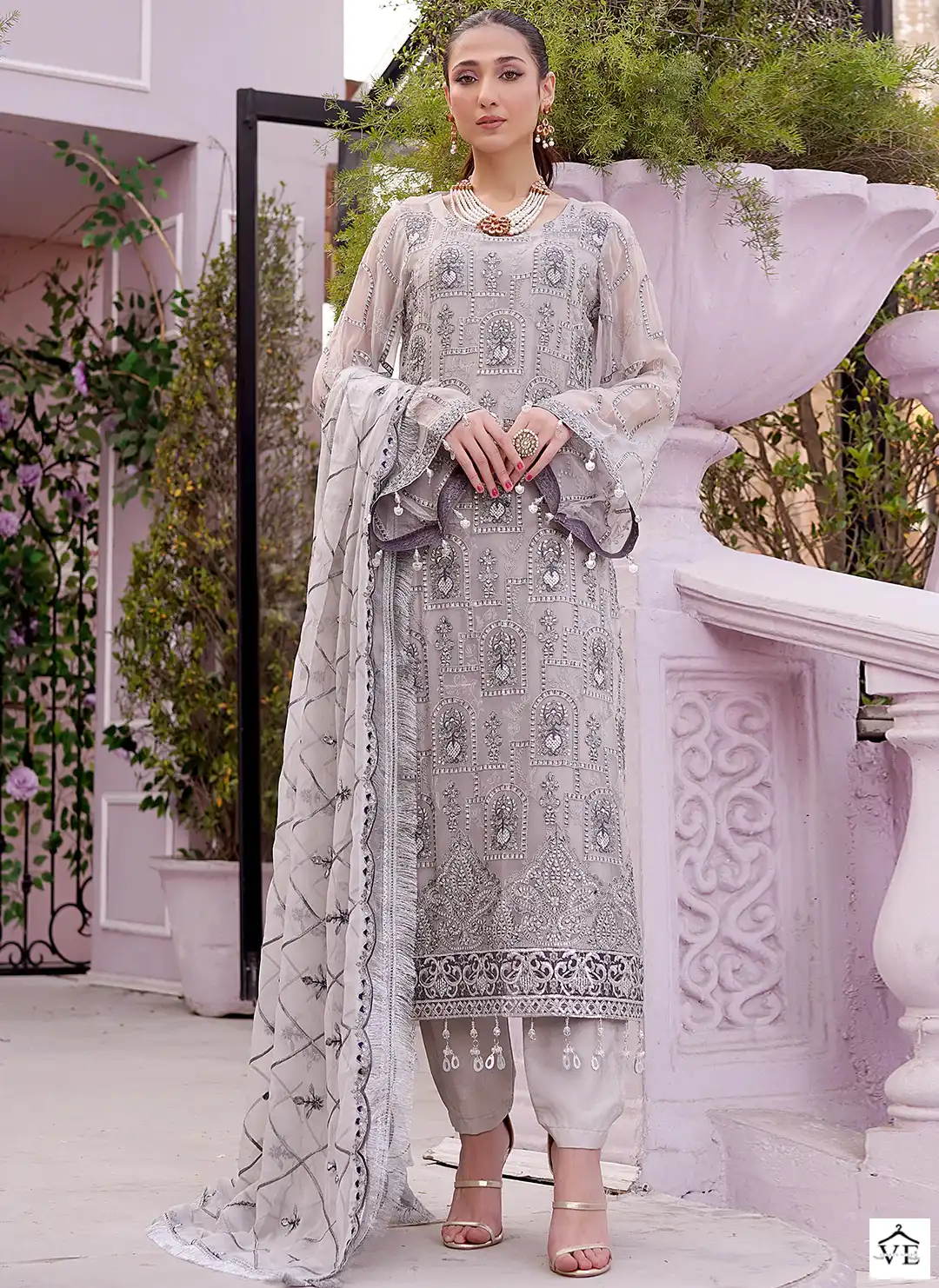 Rinaz Fashion Mariyam Gold Vol 23 Georgette Wholesale Pakistani Salwar Suit Catalog — Wholesale Salwar Suits, MPA wholesale from Surat — view 1