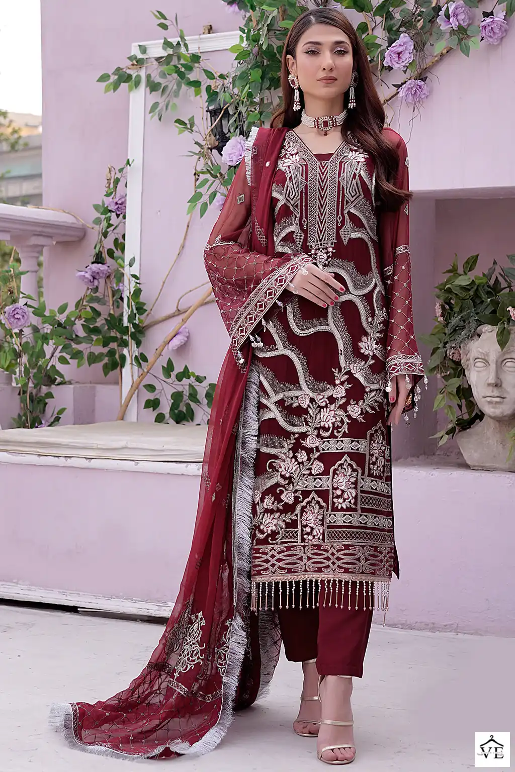 Rinaz Fashion Mariyam Gold Vol 23 Georgette Wholesale Pakistani Salwar Suit Catalog — Wholesale Salwar Suits, MPA wholesale from Surat - Gallery Image 2