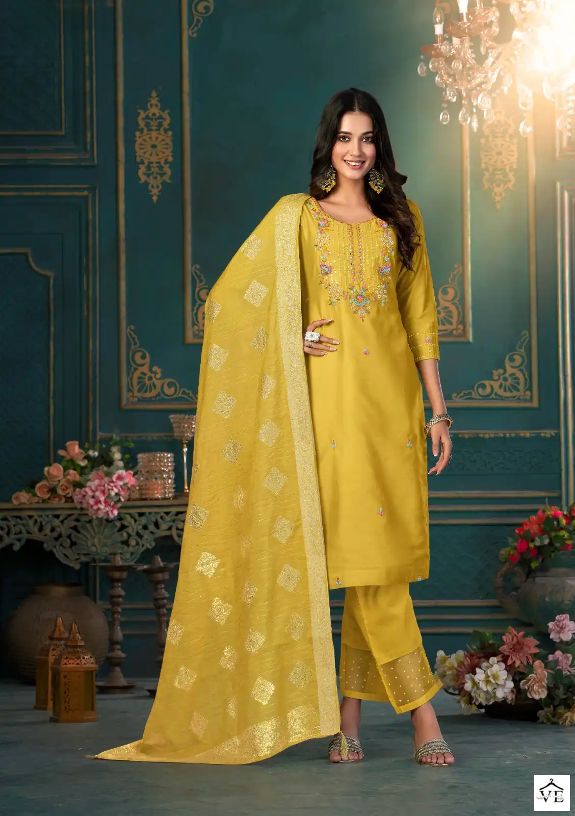 Anju Fabrics Mayra Vol 2 Pure Viscose Silk Wholesale Readymade Suits Catalog — Wholesale Salwar Suits, MPA wholesale from Surat - Gallery Image 4