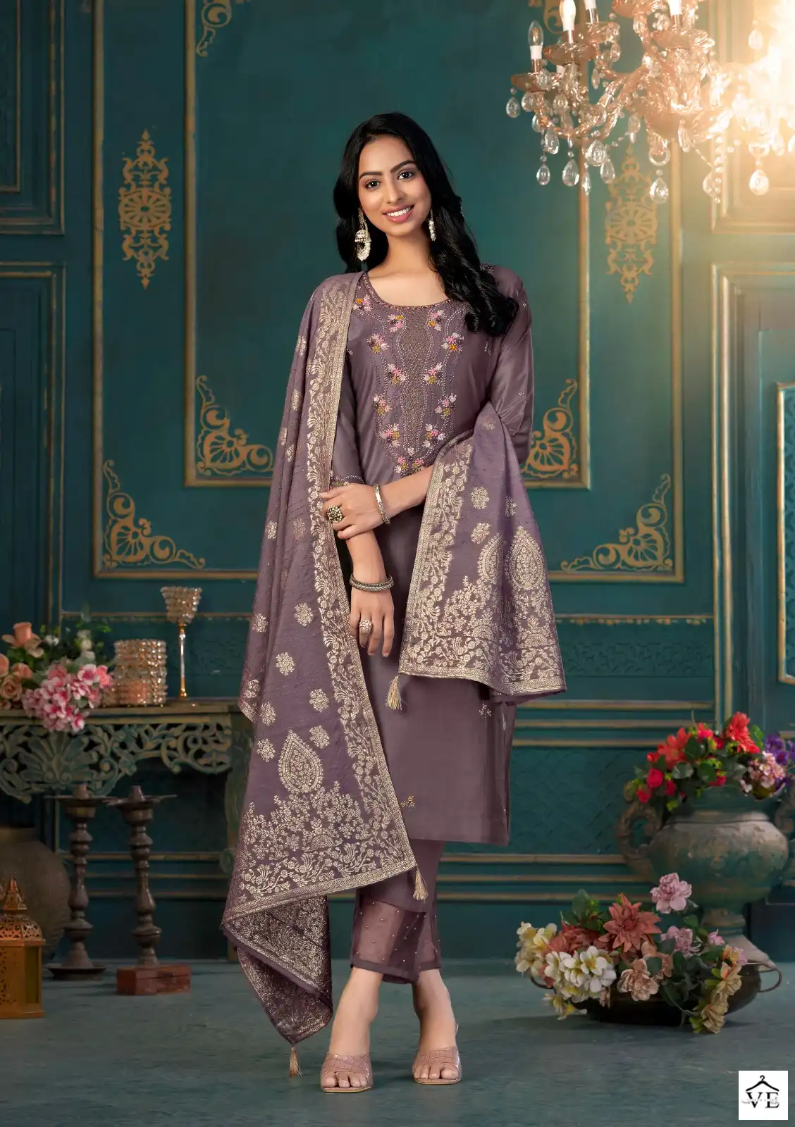 Anju Fabrics Mayra Vol 2 Pure Viscose Silk Wholesale Readymade Suits Catalog — Wholesale Salwar Suits, MPA wholesale from Surat - Gallery Image 5