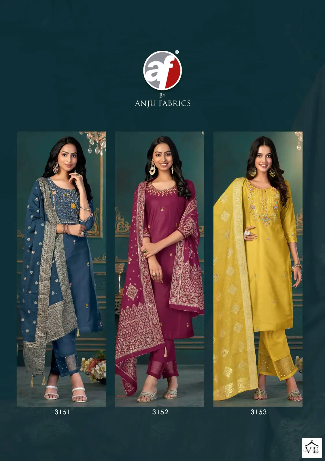 Anju Fabrics Mayra Vol 2 Pure Viscose Silk Wholesale Readymade Suits Catalog — Wholesale Salwar Suits, MPA wholesale from Surat — view 8