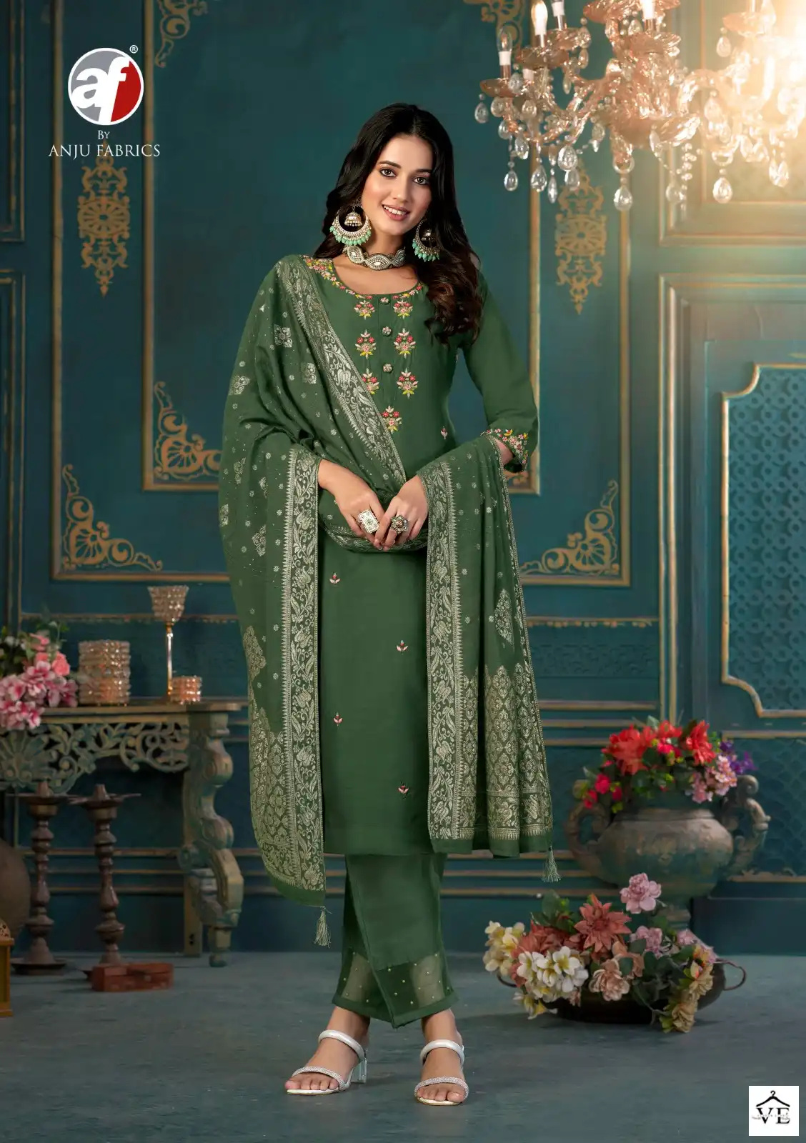 Anju Fabrics Mayra Vol 2 Pure Viscose Silk Wholesale Readymade Suits Catalog — Wholesale Salwar Suits, MPA wholesale from Surat - Gallery Image 2