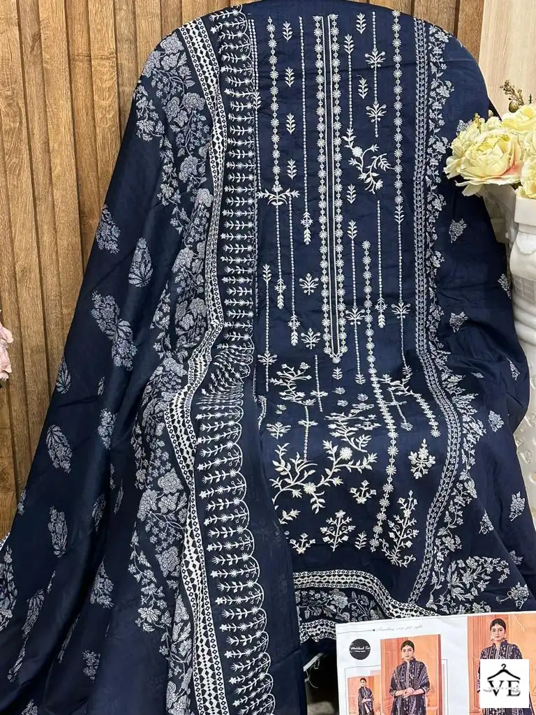 Mehboob Tex 1109 Luxury Lawn Wholesale Pakistani Suit — Wholesale Salwar Suits, MPA wholesale from Surat — view 4