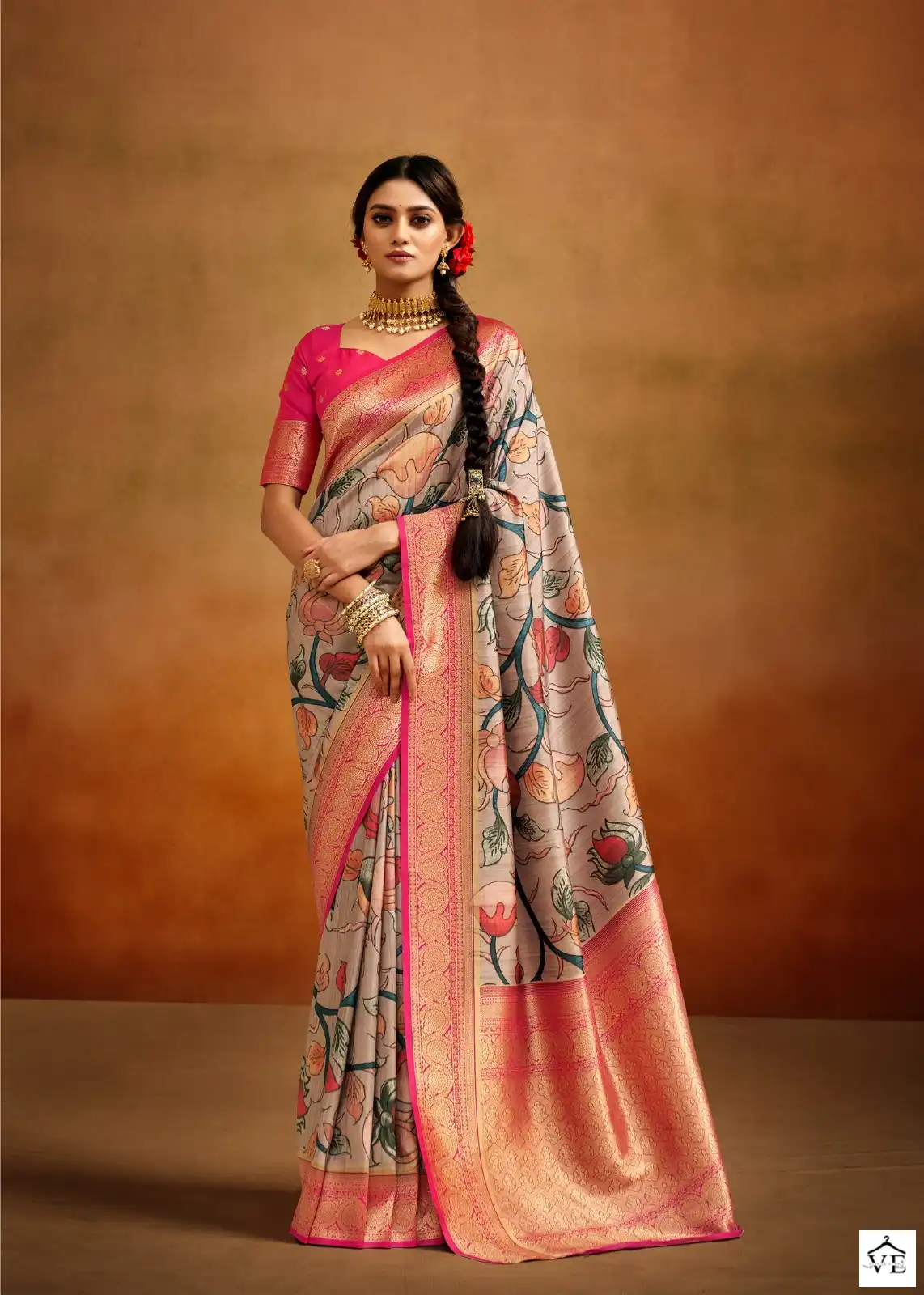 Rajpath Mogra Silk Soft Handloom Banarasi Silk Wholesale Saree Catalog — Wholesale Sarees, MPA wholesale from Surat - Gallery Image 7