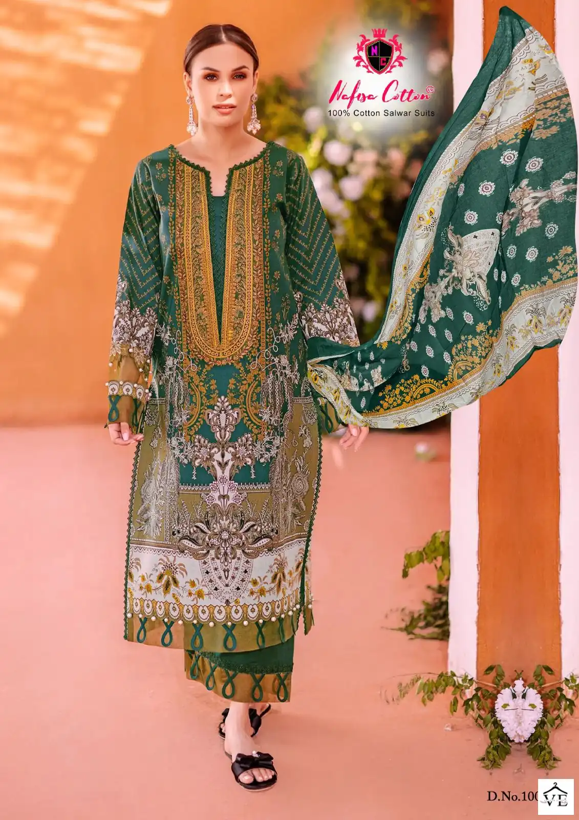 Nafisa Monsoon Cotton Collection Vol 10 Pure Cotton Wholesale Pakistani Suit Catalog — Wholesale Salwar Suits, MPA wholesale from Surat - Gallery Image 4