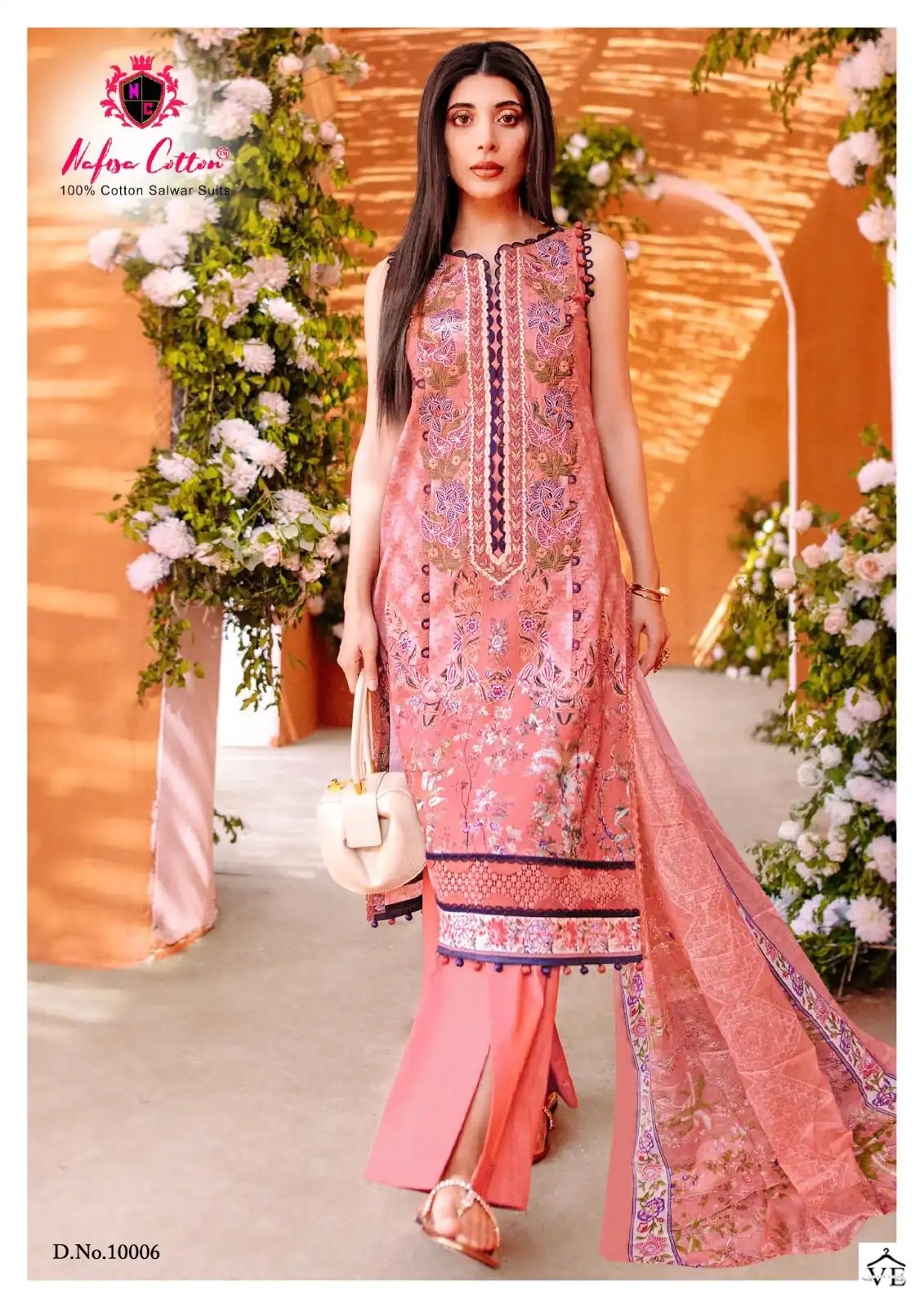 Nafisa Monsoon Cotton Collection Vol 10 Pure Cotton Wholesale Pakistani Suit Catalog — Wholesale Salwar Suits, MPA wholesale from Surat - Gallery Image 5