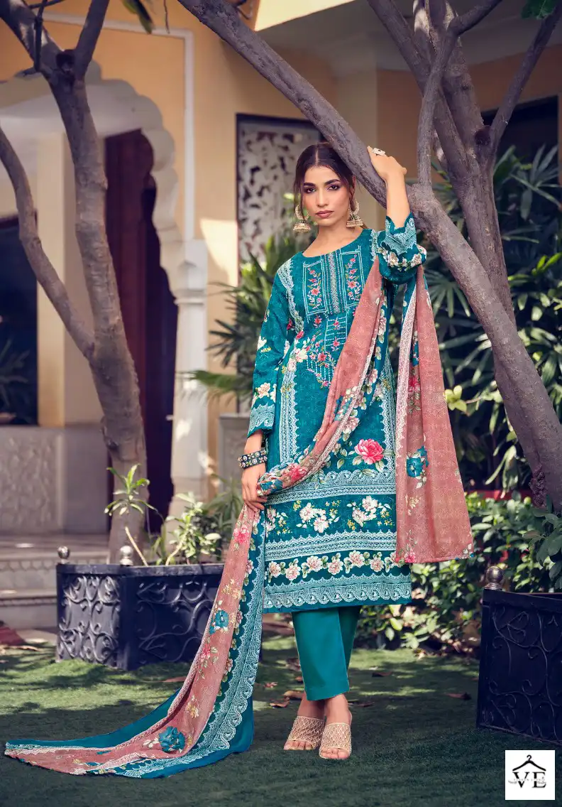 Belliza Designer Naira Vol 12 Cotton Wholesale Pakistani Salwar Suit Catalog — Wholesale Salwar Suits, Belliza Designer wholesale from Surat - Gallery Image 3