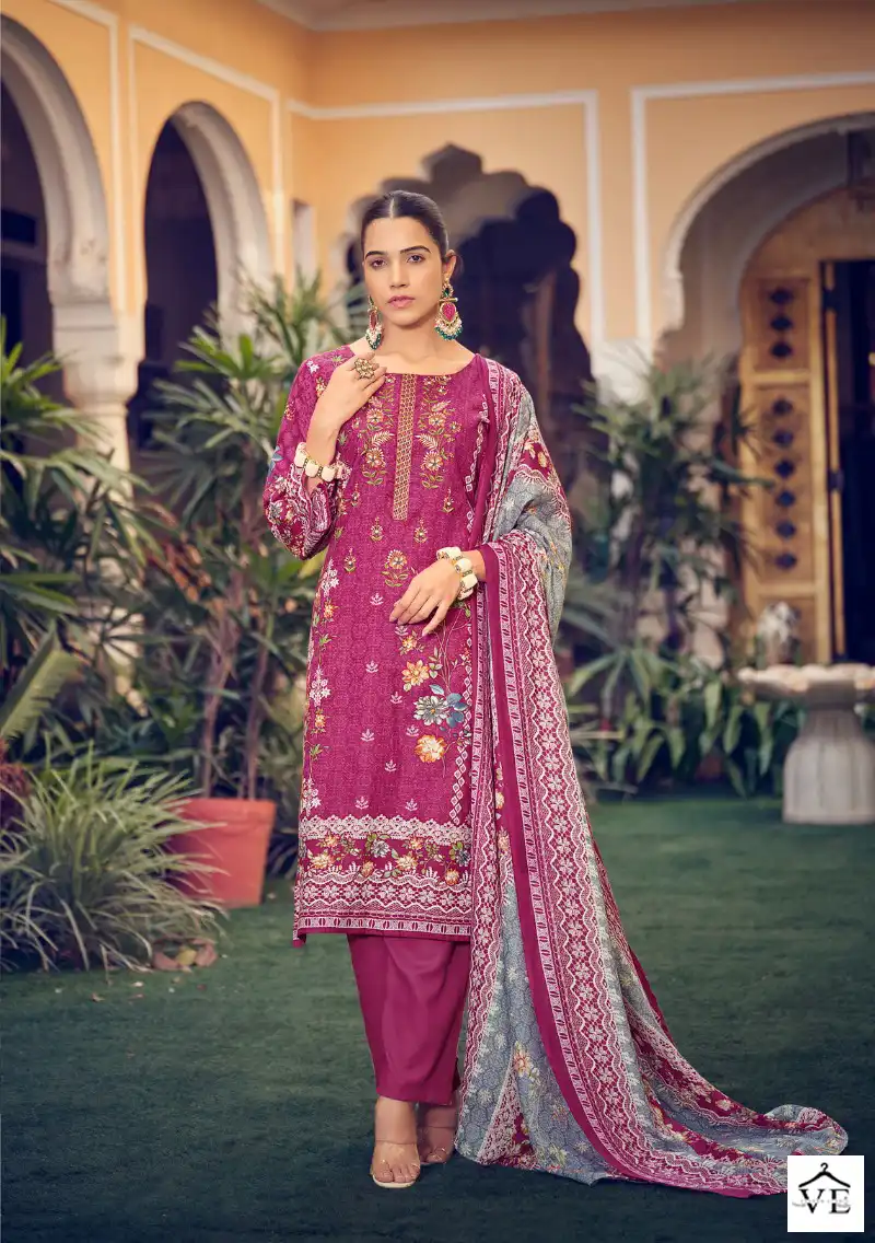 Belliza Designer Naira Vol 12 Cotton Wholesale Pakistani Salwar Suit Catalog — Wholesale Salwar Suits, Belliza Designer wholesale from Surat - Gallery Image 4