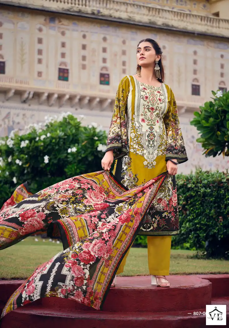 Belliza Designer Naira Vol 13 Cotton Wholesale Pakistani Salwar Suit Catalog — Wholesale Salwar Suits, Belliza Designer wholesale from Surat - Gallery Image 4