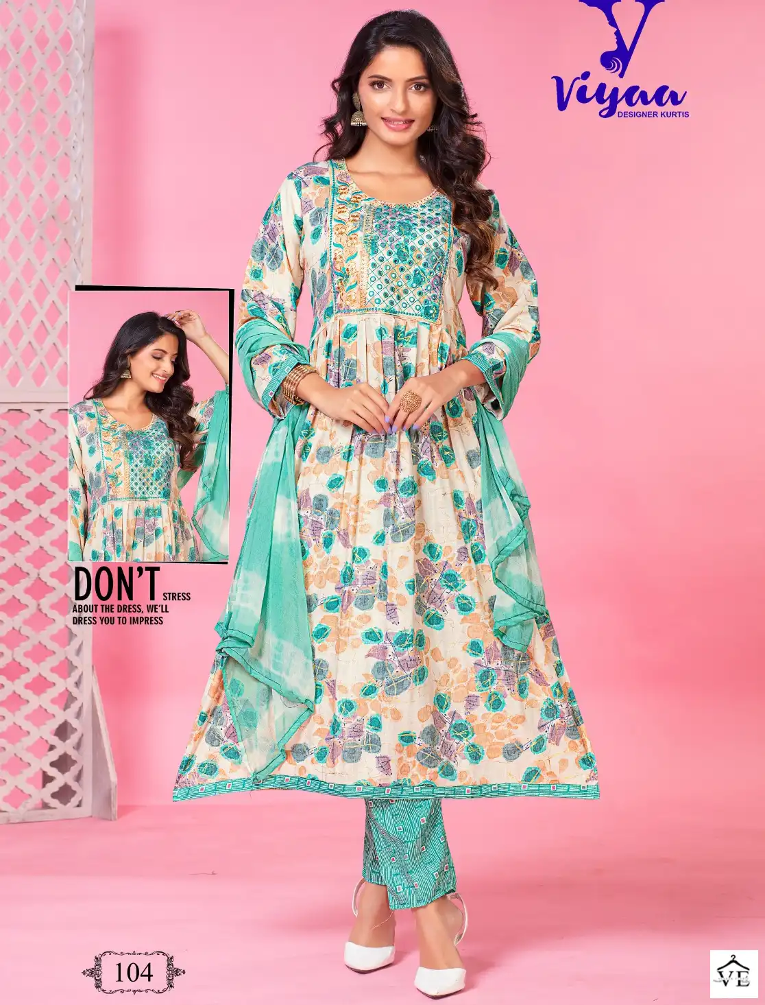 Viyaa Nakhrali Vol 1 Pure Original Capsule Rayon Wholesale Readymade Suits Catalog — Wholesale Salwar Suits, MPA wholesale from Surat — view 1