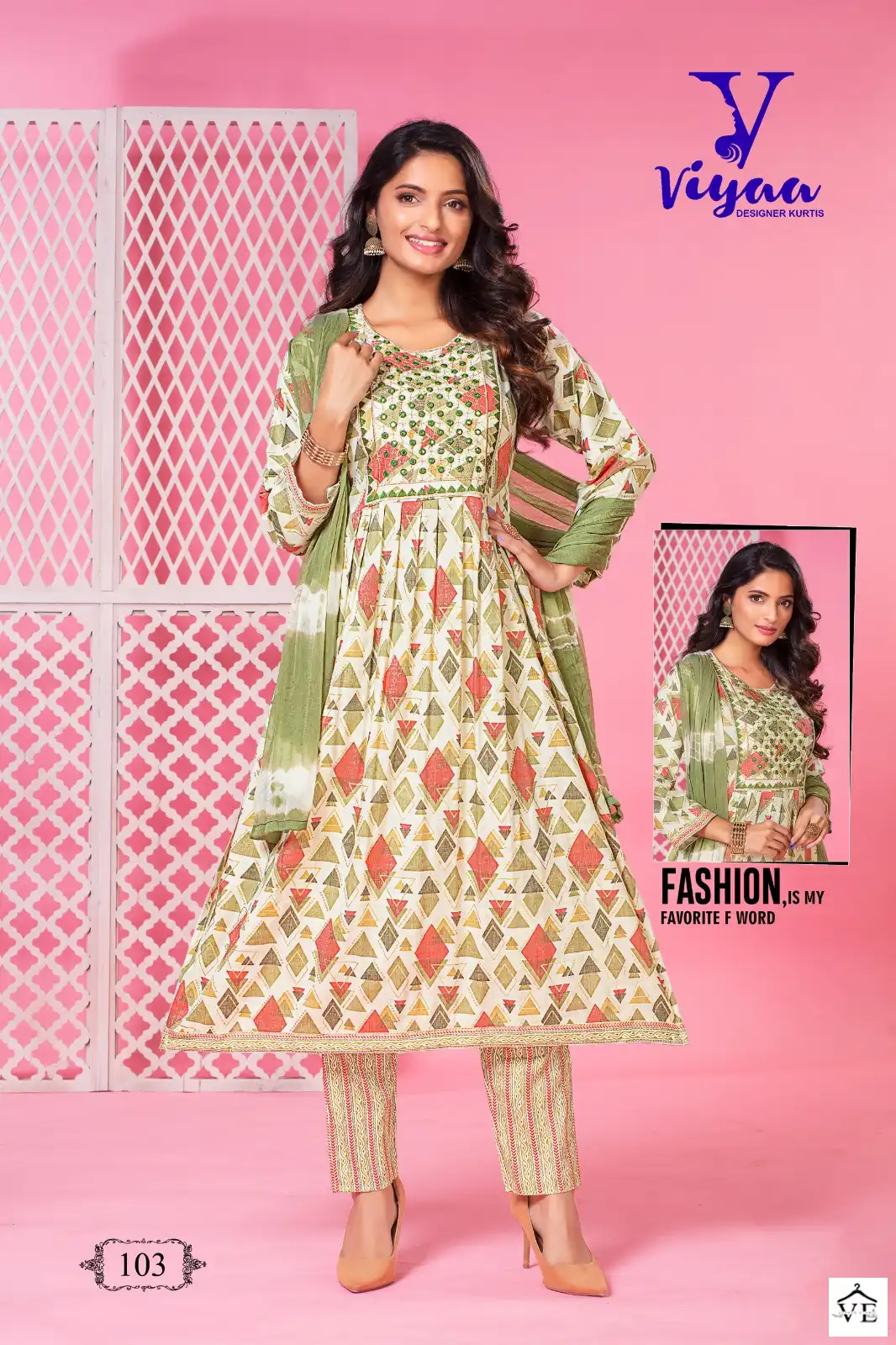 Viyaa Nakhrali Vol 1 Pure Original Capsule Rayon Wholesale Readymade Suits Catalog — Wholesale Salwar Suits, MPA wholesale from Surat - Gallery Image 5
