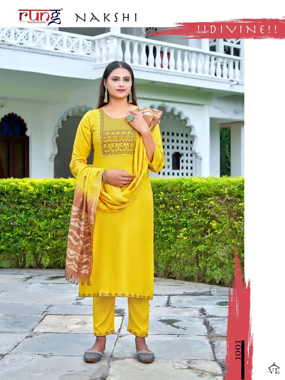 Rung Nakshi Heavy Rayon Wholesale Readymade Suits Catalog — Wholesale Salwar Suits, MPA wholesale from Surat - Gallery Image 5