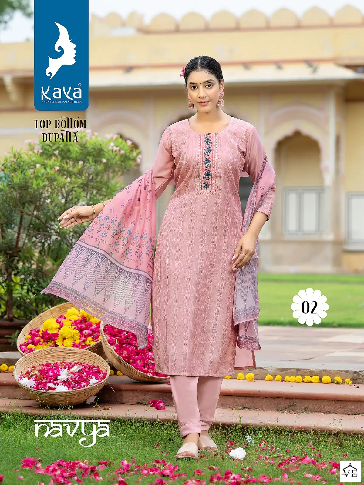 Kaya Navya Chinon Wholesale Designer Readymade Salwar Suit Catalog — Wholesale Salwar Suits, MPA wholesale from Surat - Gallery Image 3